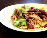 ホタルイカと春キャベツのパスタ☆作り方8写真
