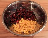 カレー味ビーンズサラダ作り方1写真