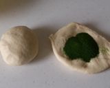 栄養満天*青汁の小豆パン作り方4写真