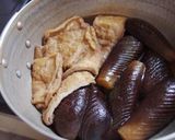 茄子と油揚げの含め煮作り方4写真