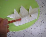 こどもの日の朝食に♪兜のトースト作り方6写真