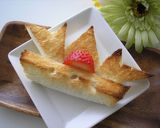 こどもの日の朝食に♪兜のトースト作り方8写真