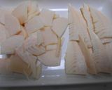 鶏肉と茹でタケノコの炊き込みご飯作り方2写真