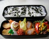 くるくる竹輪deサラミサラダ巻作り方8写真