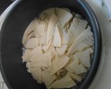 鶏肉と茹でタケノコの炊き込みご飯作り方4写真