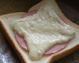 レンジでホワイトソース★クロックマダム作り方6写真