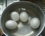 【はむあ亭レシピ】簡単に作る玉子サラダ作り方1写真
