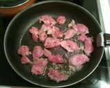 牛肉とアスパラのガーリック炒め作り方2写真