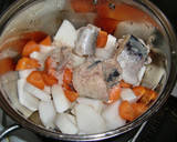 大根とさば水煮缶の煮物作り方2写真