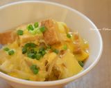 厚揚げの甘辛チーズ卵とじ作り方4写真