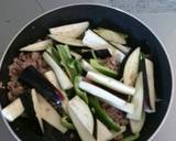 茄子とピーマンの肉味噌炒め作り方3写真