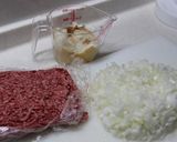チーズインハンバーグ作り方1写真