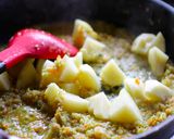 ジャガイモとみじん切り野菜のカレー風味作り方3写真