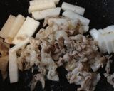 お弁当に♩豚肉と長芋バルサミコソース炒め作り方3写真
