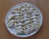 簡単☆豚とニラだけの餃子作り方3写真