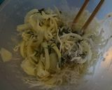 失敗知らず　白魚と玉ねぎのかき揚げ作り方1写真