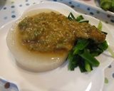 フキノトウ味噌でふろふき大根♪作り方3写真