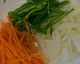 野菜たっぷりしょうが焼き作り方1写真