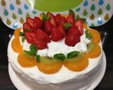 苺たっぷり、デコレーションケーキ♡作り方4写真