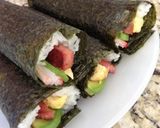簡単♡アボカド•スパム海苔巻き作り方7写真
