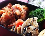 鶏の唐揚げ弁当 ♪作り方5写真