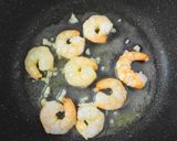 海老とケイパー、バジルのレモン風味パスタ作り方2写真