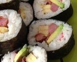 簡単♡アボカド•スパム海苔巻き作り方8写真