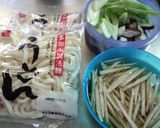 受験生のﾗﾝﾁ♪牛肉きんぴらうどん作り方1写真