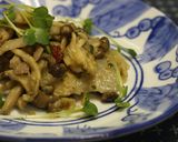 コリコリしめじと豚肉の香味炒め作り方6写真