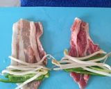 お弁当ピーマンともやしの肉巻き*✰作り方1写真