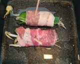お弁当ピーマンともやしの肉巻き*✰作り方2写真