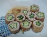お弁当に！おくらの肉巻き☆作り方7写真