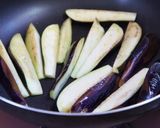 ～フライパンで焼きナス～にんにくポン酢作り方4写真