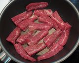 牛肉と小松菜の牡蠣油炒め作り方2写真