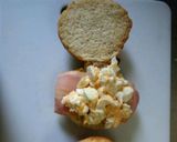 簡単朝食*卵チーズパン作り方5写真