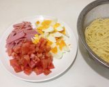 ごちそうスパサラ♪作り方4写真