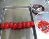 米粉の★いちごデコロールケーキ作り方1写真