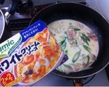お手軽簡単クリームパスタ作り方3写真