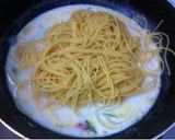 お手軽簡単クリームパスタ作り方4写真