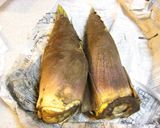 お手軽竹の子の茹で方作り方1写真
