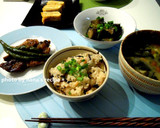 冷凍あさりのむき身とひじきの炊き込みご飯作り方4写真
