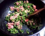 大根葉と挽肉の生姜風味シャキシャキそぼろ作り方7写真