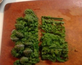 こごみとササミの胡麻和え作り方1写真
