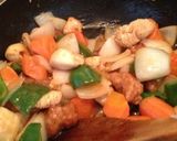野菜たっぷりヘルシー酢豚作り方4写真