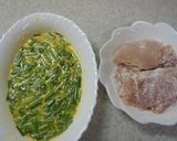 ☆ニラ入りチキンピカタ☆作り方1写真