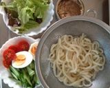 胡麻ドレ サラダうどん作り方1写真