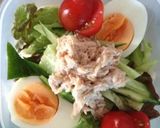 胡麻ドレ サラダうどん作り方3写真