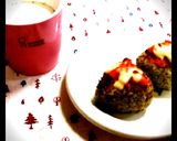 ピザ風Wチーズのバジル焼きおにぎり△作り方5写真