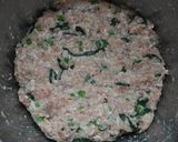 ほうれん草入り　ポークハンバーグ作り方2写真