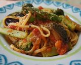ストウブで野菜たっぷりトマトソースパスタ作り方9写真